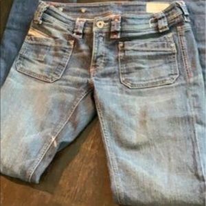 Diesel wash 008w7 stretch HUSHY Bootcut Jeans Womens Blue Jeans